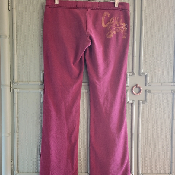 Vintage Y2K Hollister Wide-leg Flare Sweatpants Size M in EUC - Picture 4 of 9